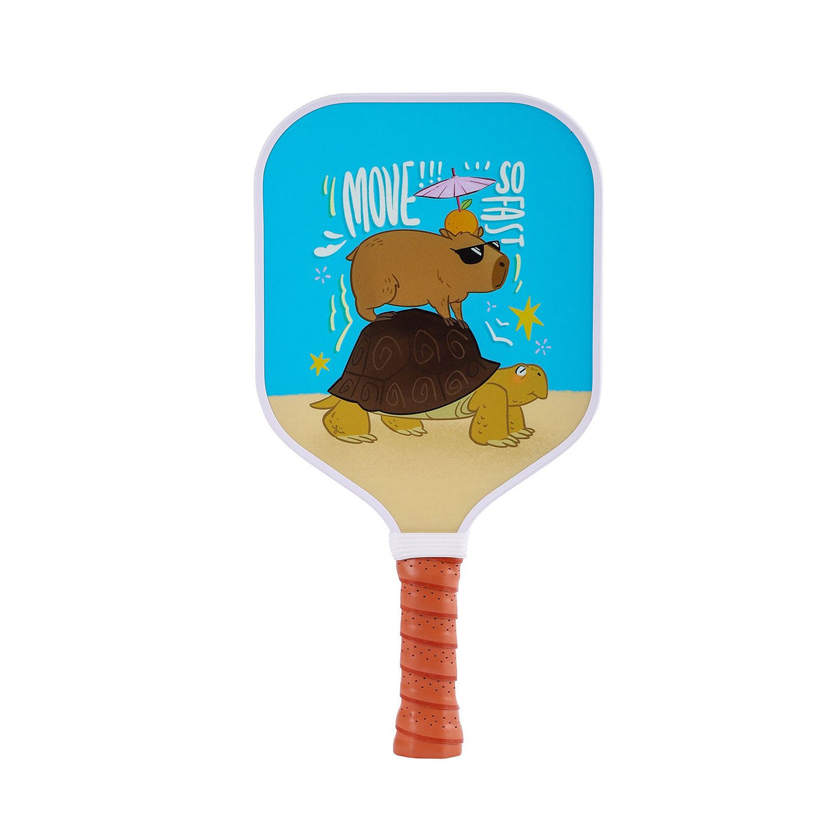 【RT-011】 Fiberglass Pickleball Paddle Set of 2 with 4 Balls and Carry Bag - 185g Single Paddle Weight - Beginner Friendly Starter Kit with Non-Slip Cushion Grip for Adults Kids and Outdoor Family Fun