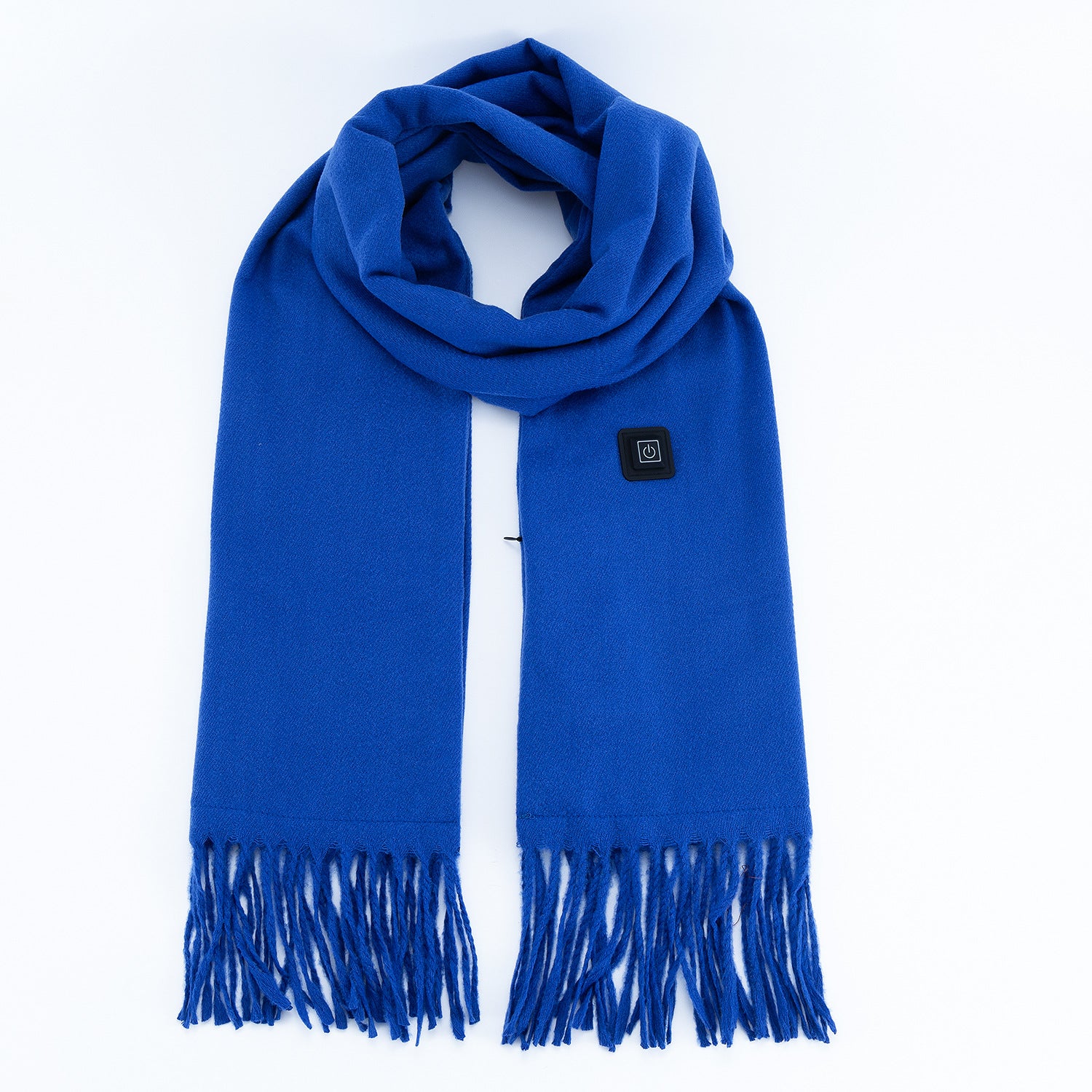 Royal Blue Heated Scarf - Electric Warming Scarf, Winter Outdoor Essential (Without power bank)