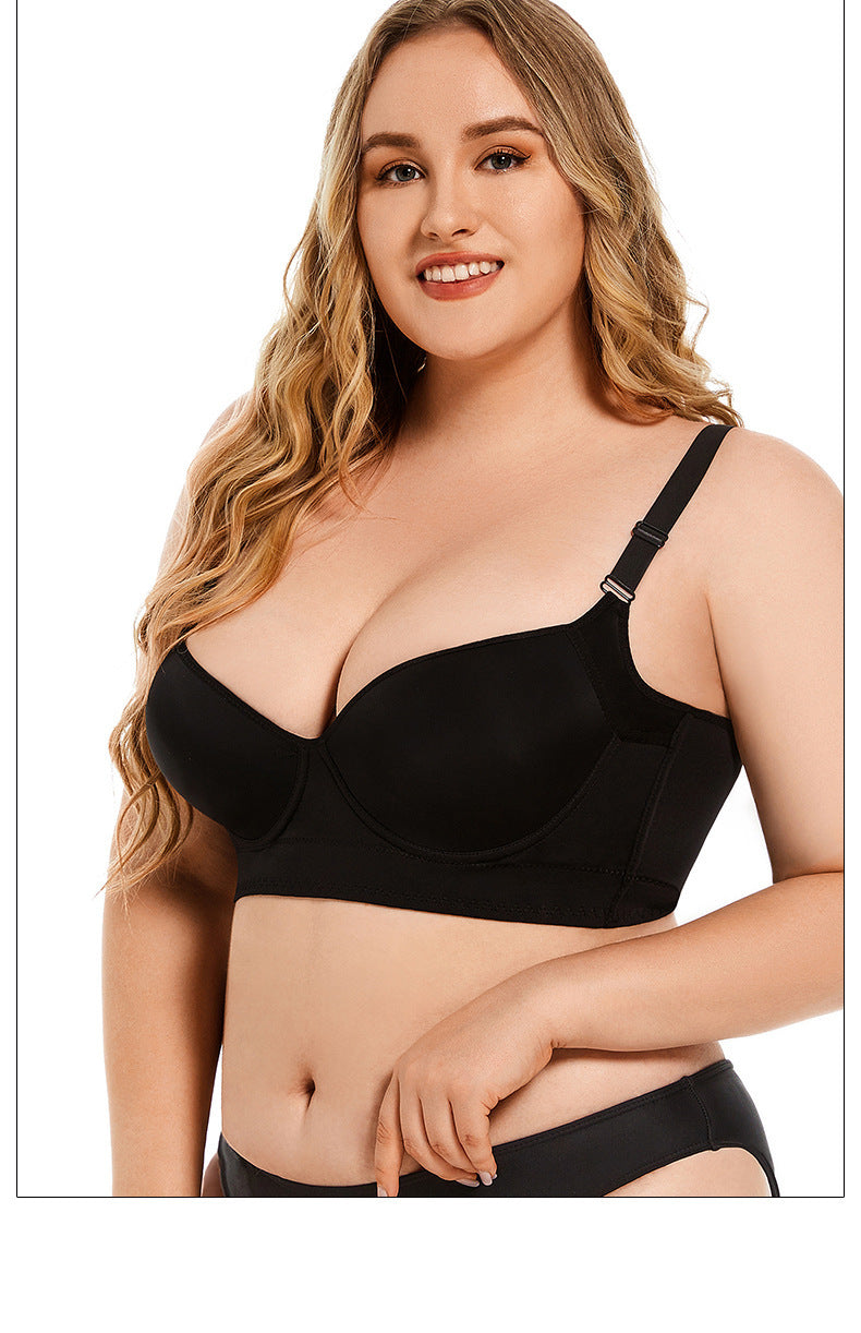 34/75B Black Corrective Posture Bra - Minimizes Side Boob, Shapes and Lifts