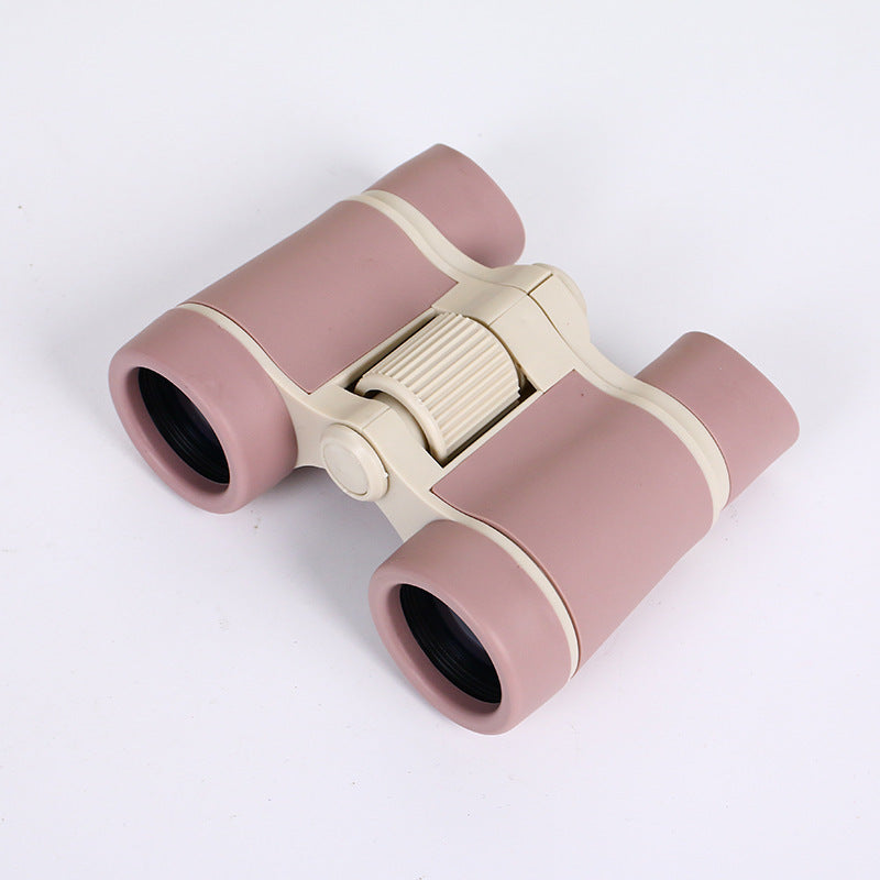 2 pcs Purple Kids Toy Binoculars - 4x Magnification, Safe ABS Construction