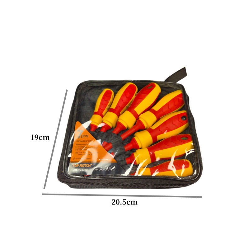 7-Piece Insulated Screwdriver Set - Home Repair & Electrical Work