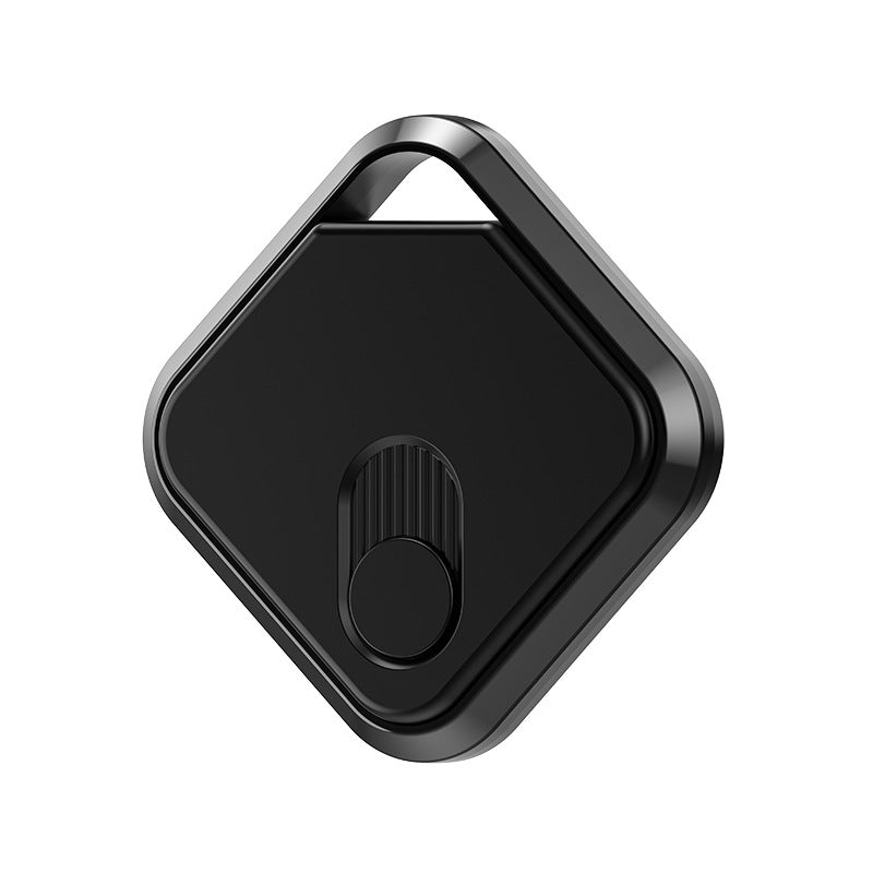 Black GPS Locator - Apple Find My Compatible, Key Finder, Item Tracker, Anti-Theft
