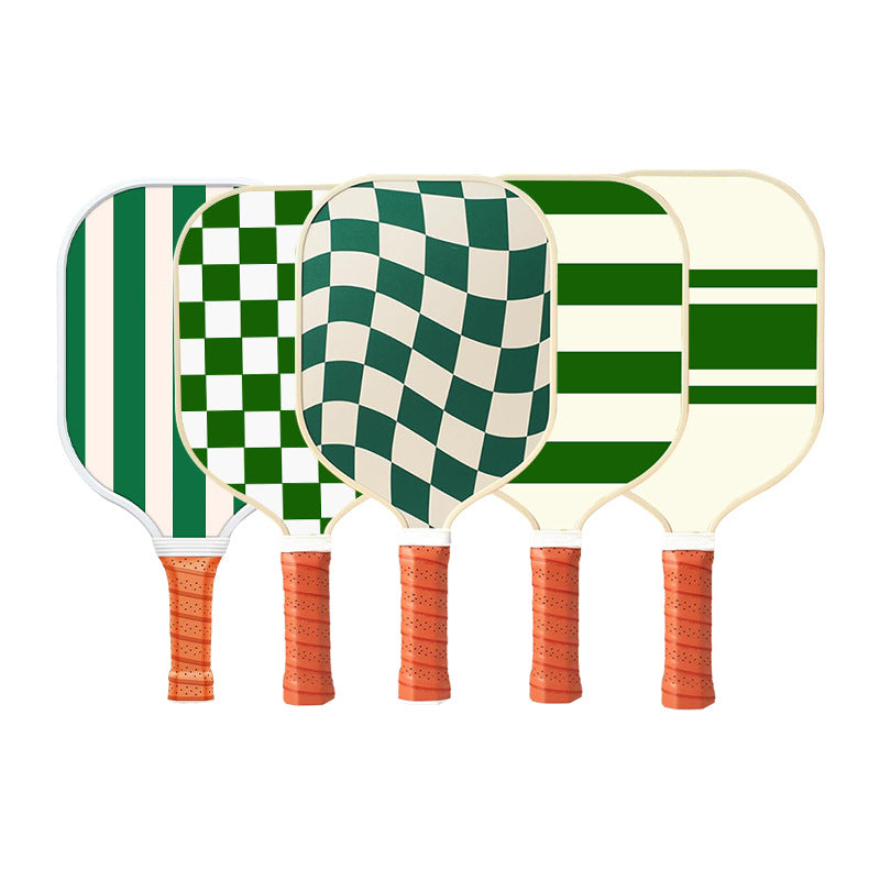Set 1 White And Green T700 Carbon Fiber Pickleball Paddle Set - 2 Paddles, 4 Balls, and Portable Carry Bag for Adults and Students