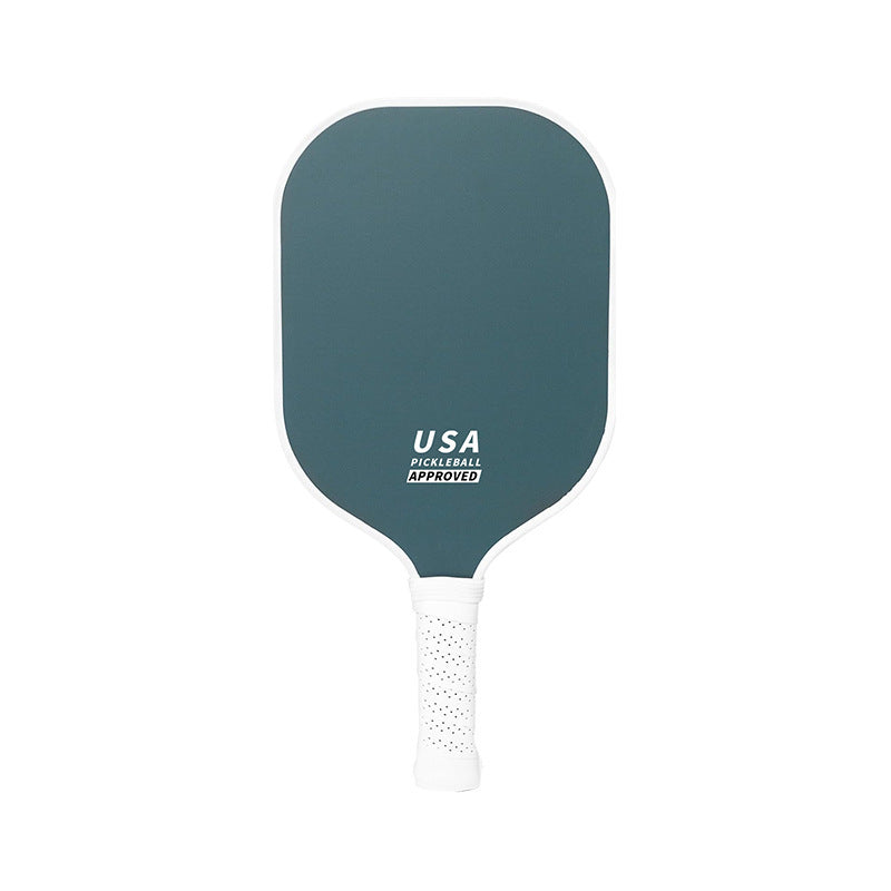 Green Fiberglass Pickleball Paddle - Lightweight 215g with Anti-Slip TPU Grip for Outdoor Sports