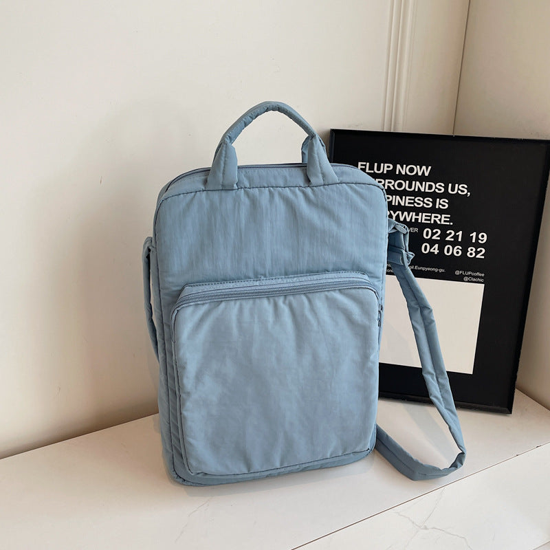 Chic blue Laptop Backpack for Women - Lightweight and Spacious