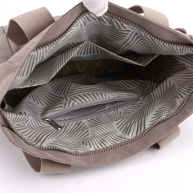 Modern Aqua blue Shoulder Bag with Multiple Pockets - Perfect for Work