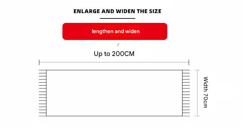 Luxury Cashmere Blend Scarf, Large 200x70cm Fringed Scarf (Light Gray)