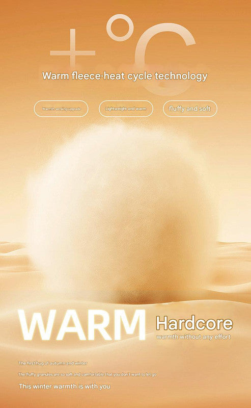 Orange Winter Comfort Folding Earmuffs - Soft Fleece, Windproof and Waterproof