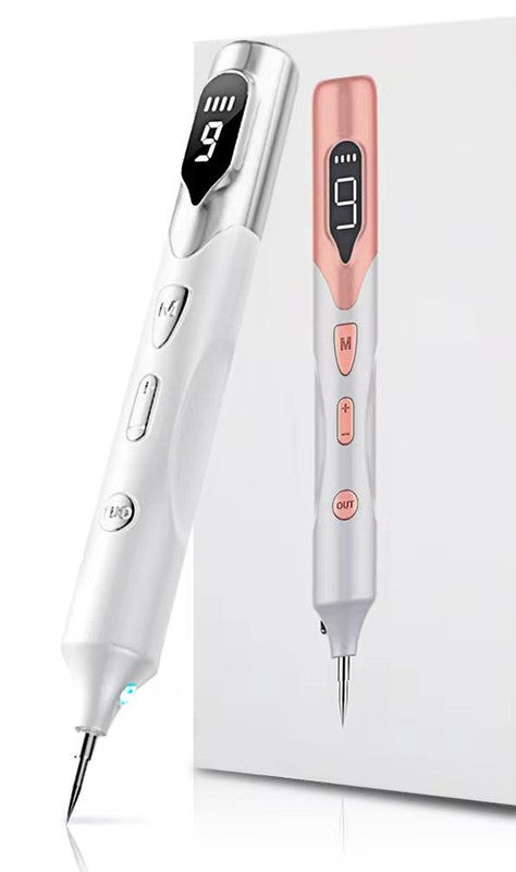 Professional 9-Level Skin Tag & Spot Remover Pen - USB Rechargeable Beauty Device(Silver)