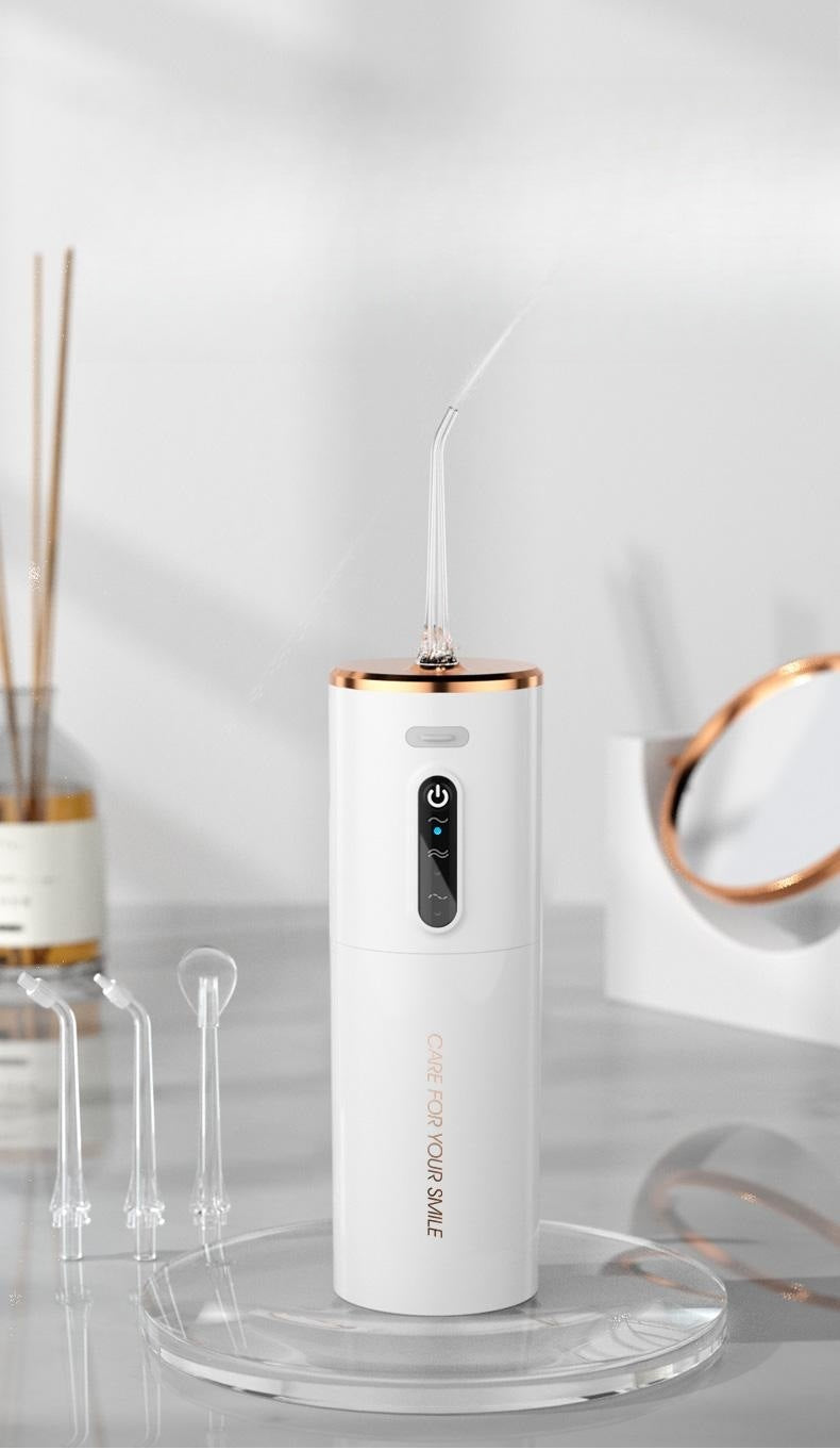 Portable Electric Water Flosser - USB-C Rechargeable, Multiple Modes, Gingival Protection(green)
