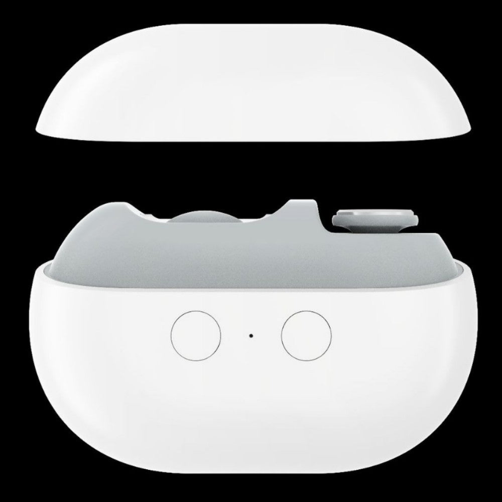 White Multi-Function Electric Nail File - Built-in Storage Space, LED Light, Quiet Operation