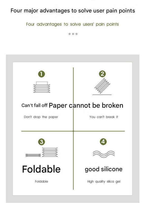 2-pcs Blue Silicone Tissue Box Holder - Automatic Self-Lowering Dispenser