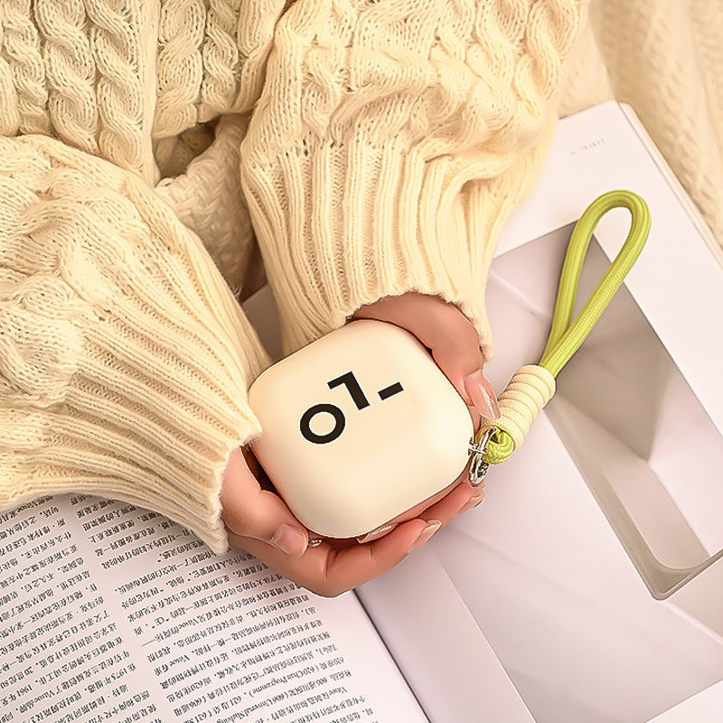 Pink Cute Block Hand Warmer - Fast Heating Portable Electric Warmer with Lanyard