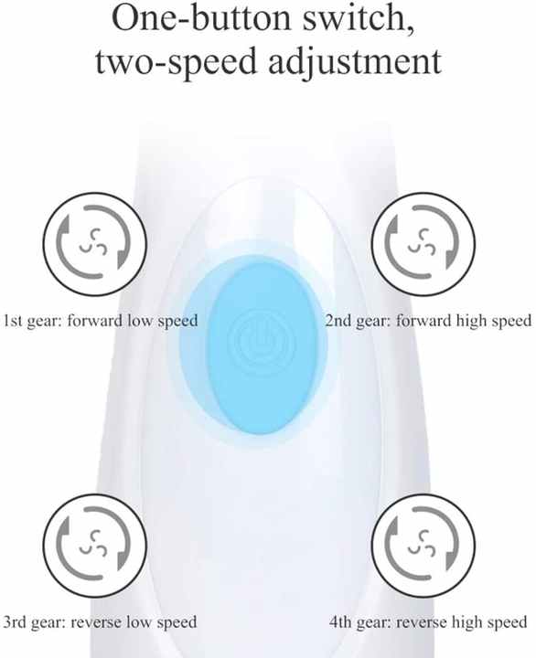 Pink 3-Head Electric Facial Cleansing Brush - Rechargeable Spin Scrubber Kit