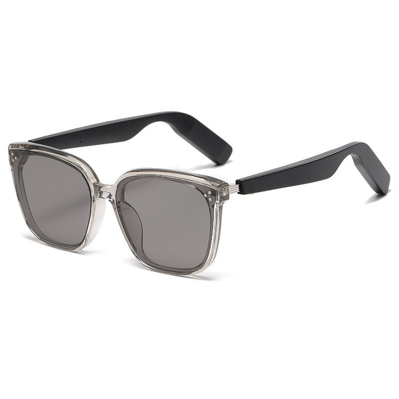 Grey Fashion Bluetooth Music Sunglasses - UV Protection Eyewear with Speakers