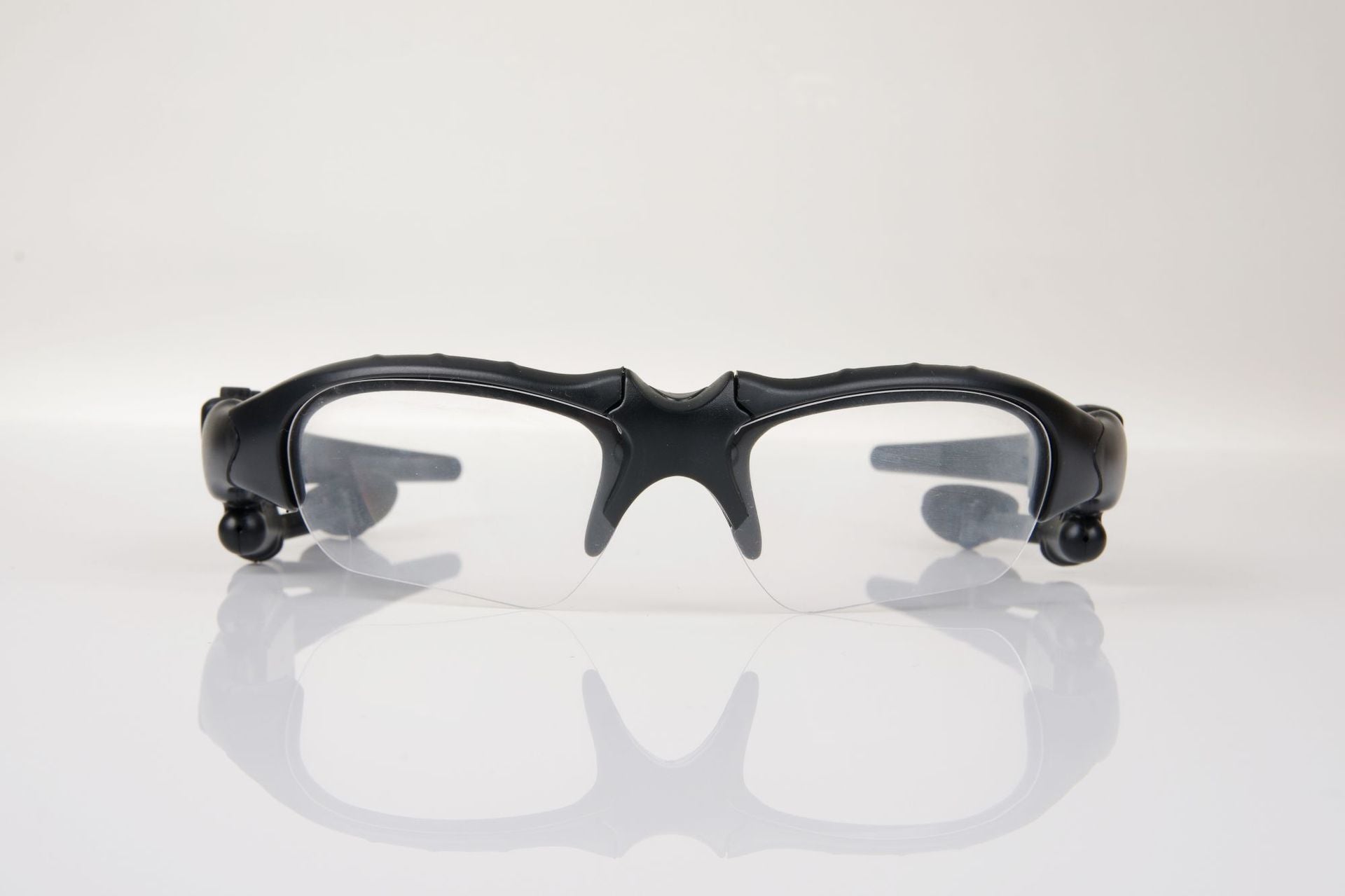Transparent Bluetooth Sunglasses with Wireless Earbuds for Music and Calls