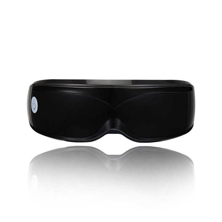 Black Touch-Control Rechargeable Heated Eye Massager for Daily Use