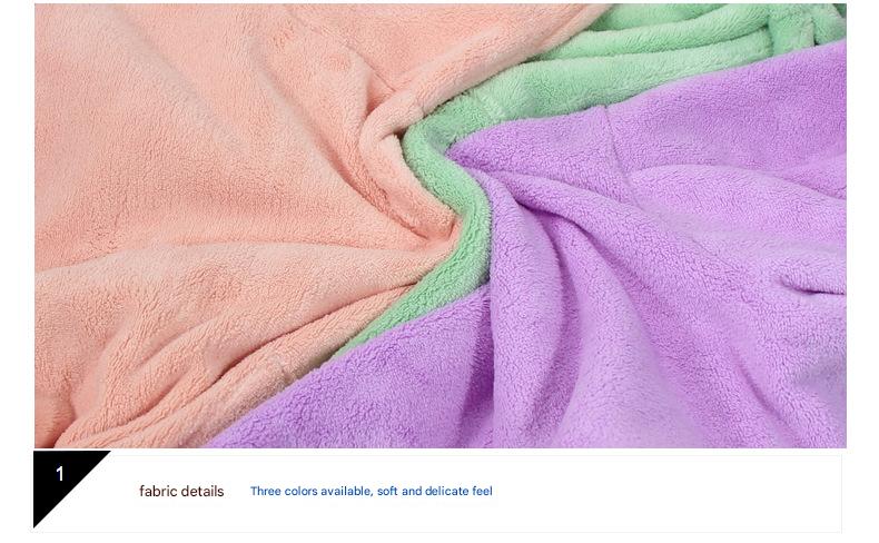 Pink Hooded Dog Bathrobe - Super Absorbent, Adjustable Fit, Cozy Pet Towel (Size : M)