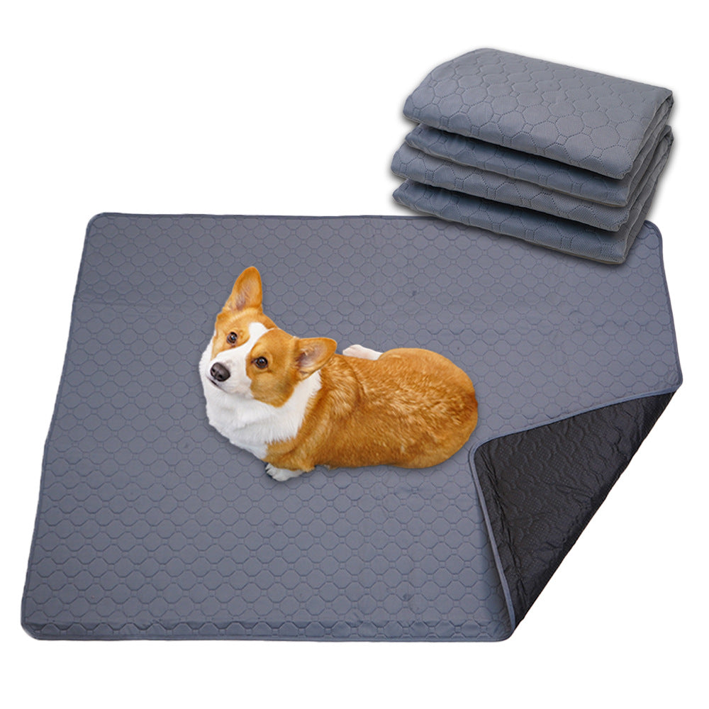 Reusable Pet Training Pads - 4-Layer Waterproof & Absorbent Mat Waterproof Non-Slip(Size : M-70cm×50cm)