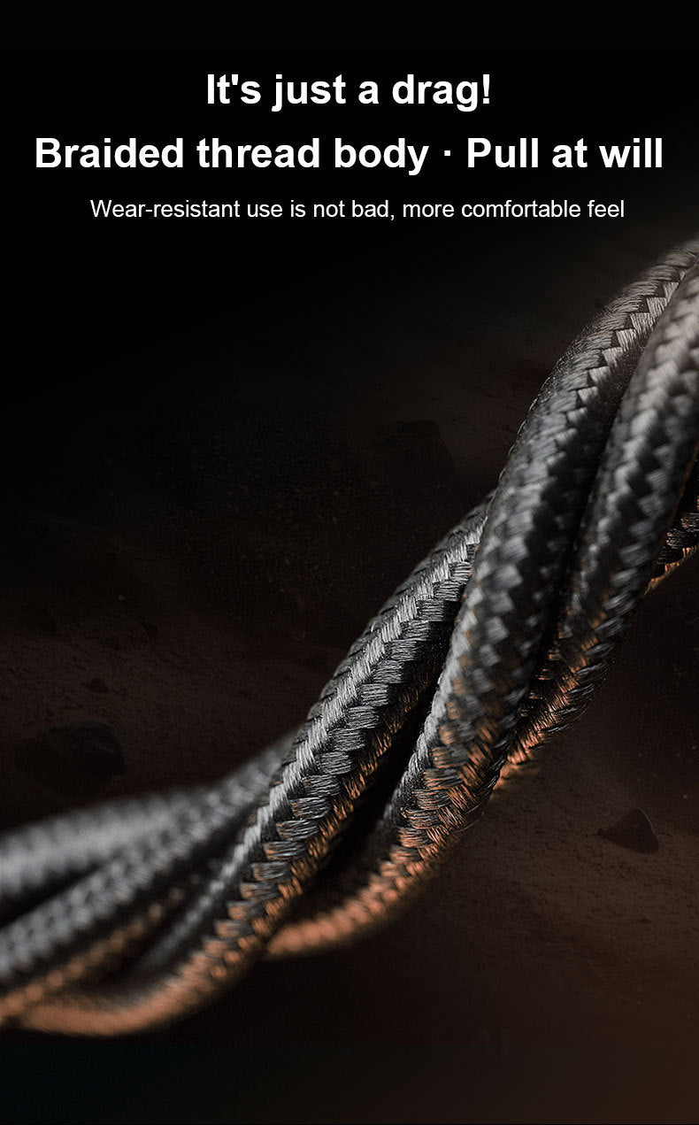 2 Pcs Black 27W USB-C to Lightning Fast Charging Cable with Smart LED Indicator - Braided Cord for iPhone & iPad