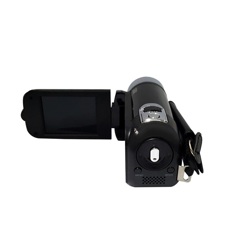 Black Capture Life's Moments: HD 1080P Digital Camcorder - 16MP Photos, 16X Digital Zoom, 2.7" LCD Screen