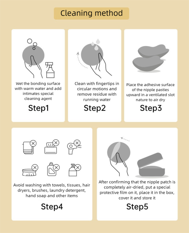 Size S 3 Pairs Skin Color Reusable Silicone Breast Lift Nipple Covers - Invisible Adhesive Bra Pasties for Seamless Lift & Coverage