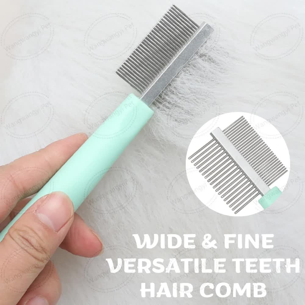 Green And Blue Complete 5-in-1 Pet Grooming Care Kit - Professional Deshedding Brushes, Combs & Nail Clippers Set for Dogs & Cats