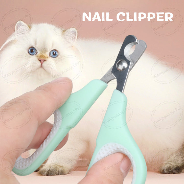 Blue Complete 5-in-1 Pet Grooming Care Kit - Professional Deshedding Brushes, Combs & Nail Clippers Set for Dogs & Cats