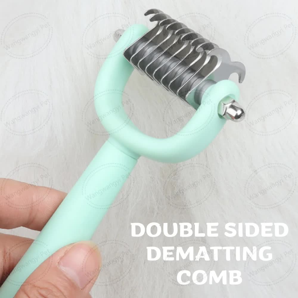 Blue Complete 5-in-1 Pet Grooming Care Kit - Professional Deshedding Brushes, Combs & Nail Clippers Set for Dogs & Cats