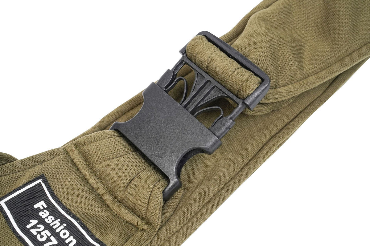 Dark Blue Breathable Pet Sling Carrier for Small Dogs & Cats - Adjustable Hands-Free Travel Pouch with Safety Leash & Pocket