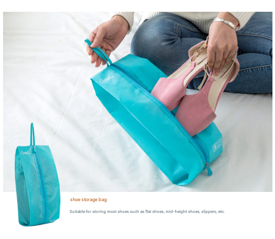 Dark Pink 7-Piece Travel Packing Cubes & Organizer Set - Lightweight Luggage Storage Bags for Clothes, Shoes & Toiletries