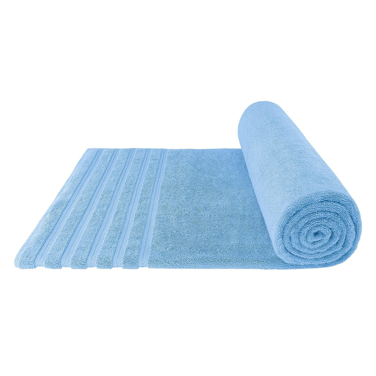 Purple Luxury 6-Piece Combed Cotton Towel Bale Set - Ultra Soft & Absorbent Bath, Hand, Face Towels