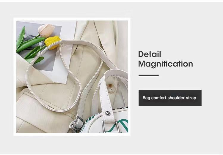 Retro Print PU Leather Dome Satchel Bag - Versatile Crossbody & Handbag(Khaki)