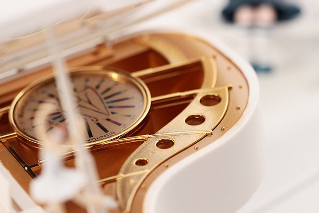 Classical Grand Piano Music Box with Dancing Ballerina(Regular version - pink)