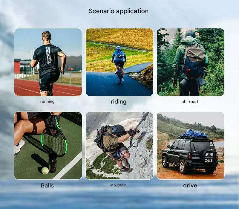 Sport Polarized Sunglasses with UV400 Protection - Multi-Layer Lens Technology(Black frame silver film)