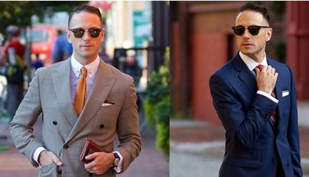 Men's Luxury Necktie Gift Set - 4 Piece Set with Tie, Pocket Square, Cufflinks & Tie Clip(Light gray)