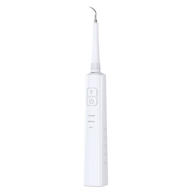 Ultrasonic Dental Scaler & Calculus Remover - 3 Modes, 2 Heads, LED Light(white)