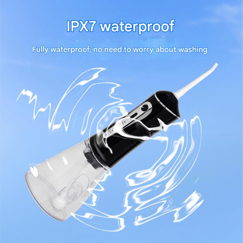 CharmHome Portable Oral Irrigator - 3 Modes, 140 PSI, IPX7 Waterproof(White)
