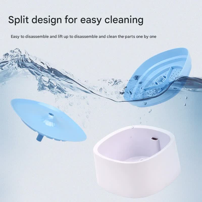 Automatic Pet Water Fountain - USB Powered, Multi-Stage Filtration, Ultra-Quiet, 2L Capacity(Pink)