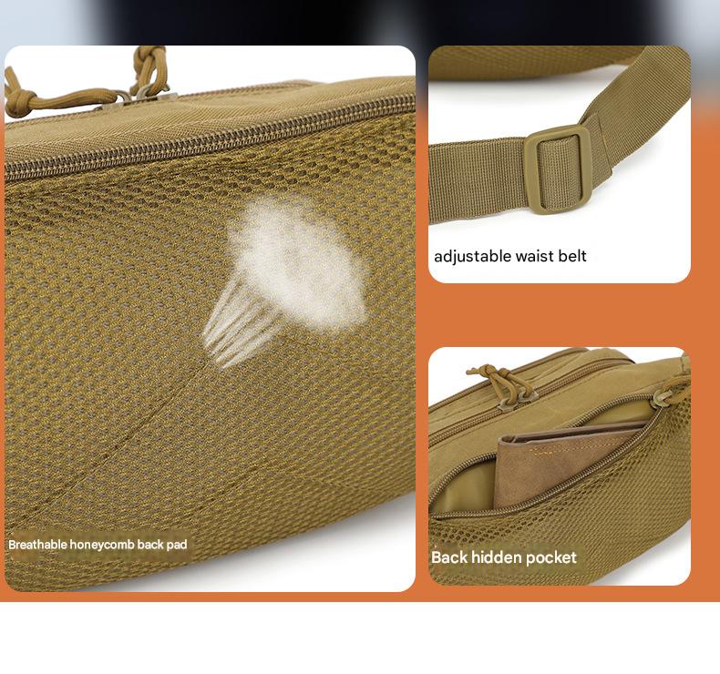 Tactical Waist Pack & Concealed Carry Bag - Multi-Pocket Fanny Pack with Adjustable Strap(Camouflage)