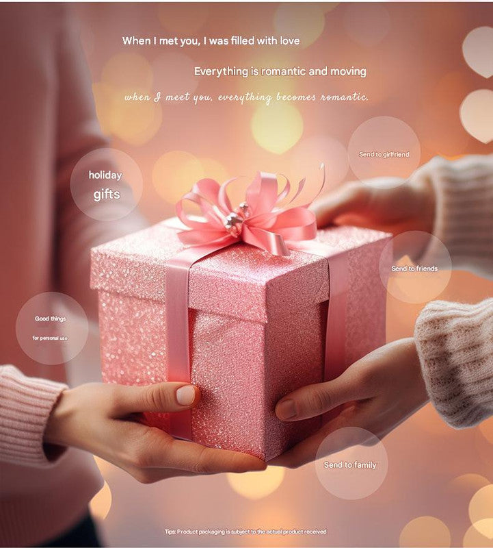 Romantic Carousel Music Box with Bluetooth Speaker & Dimmable Night Light(Sweet Dream Girl)