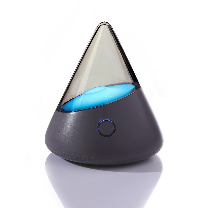 Cone Shaped Atmosphere Night Light - 4 Light Modes, Dimmable, USB-C Rechargeable(purple)