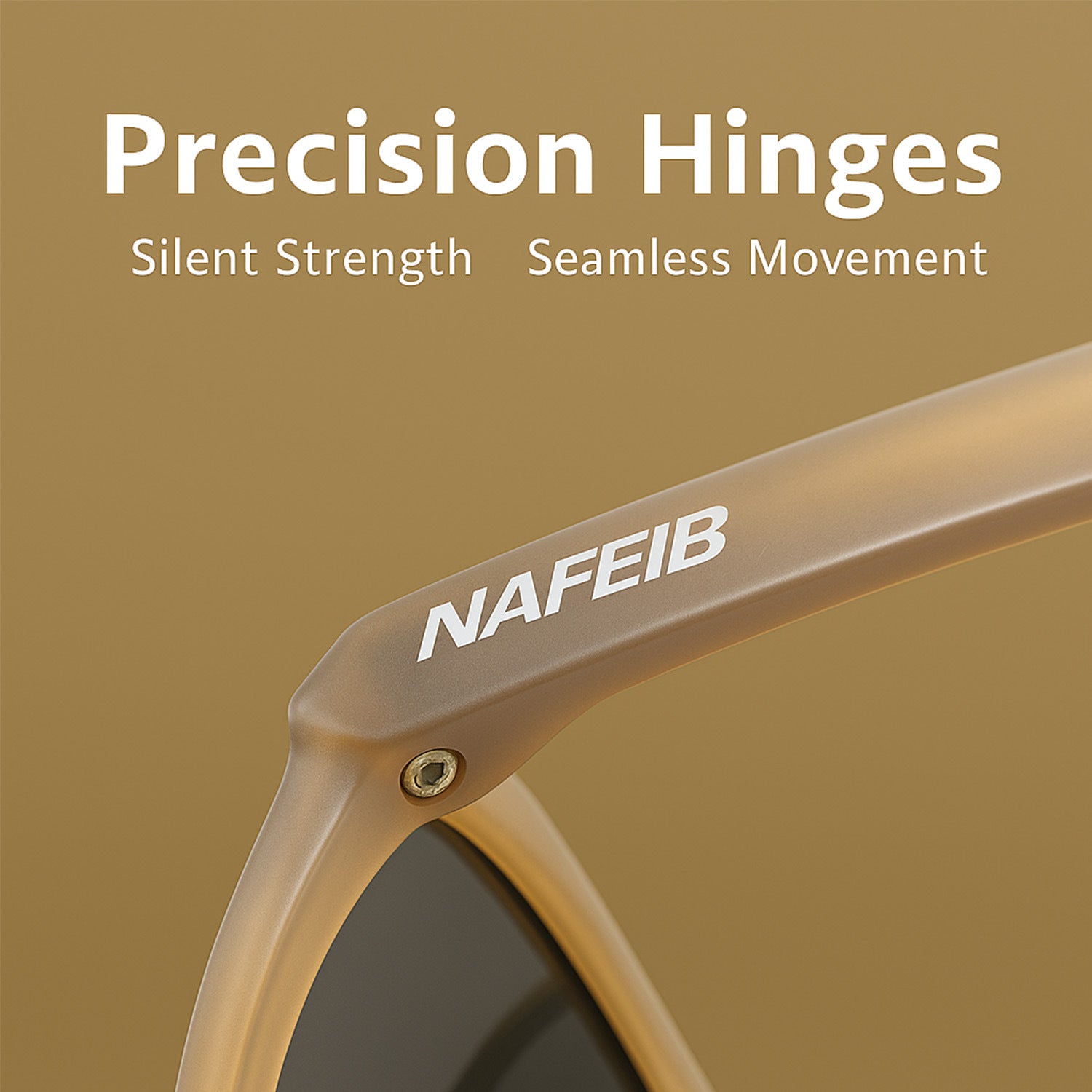 NAFEIB Polarized Sports Sunglasses - Lightweight TR90 Frame, UV400 Protection for Riding & Outdoor Activities(Sky blue)