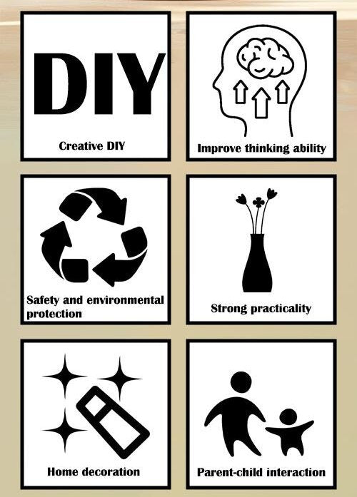 Unique 3D Puzzle Vase with Built-in Water Holder - Fun DIY Project (Castle)