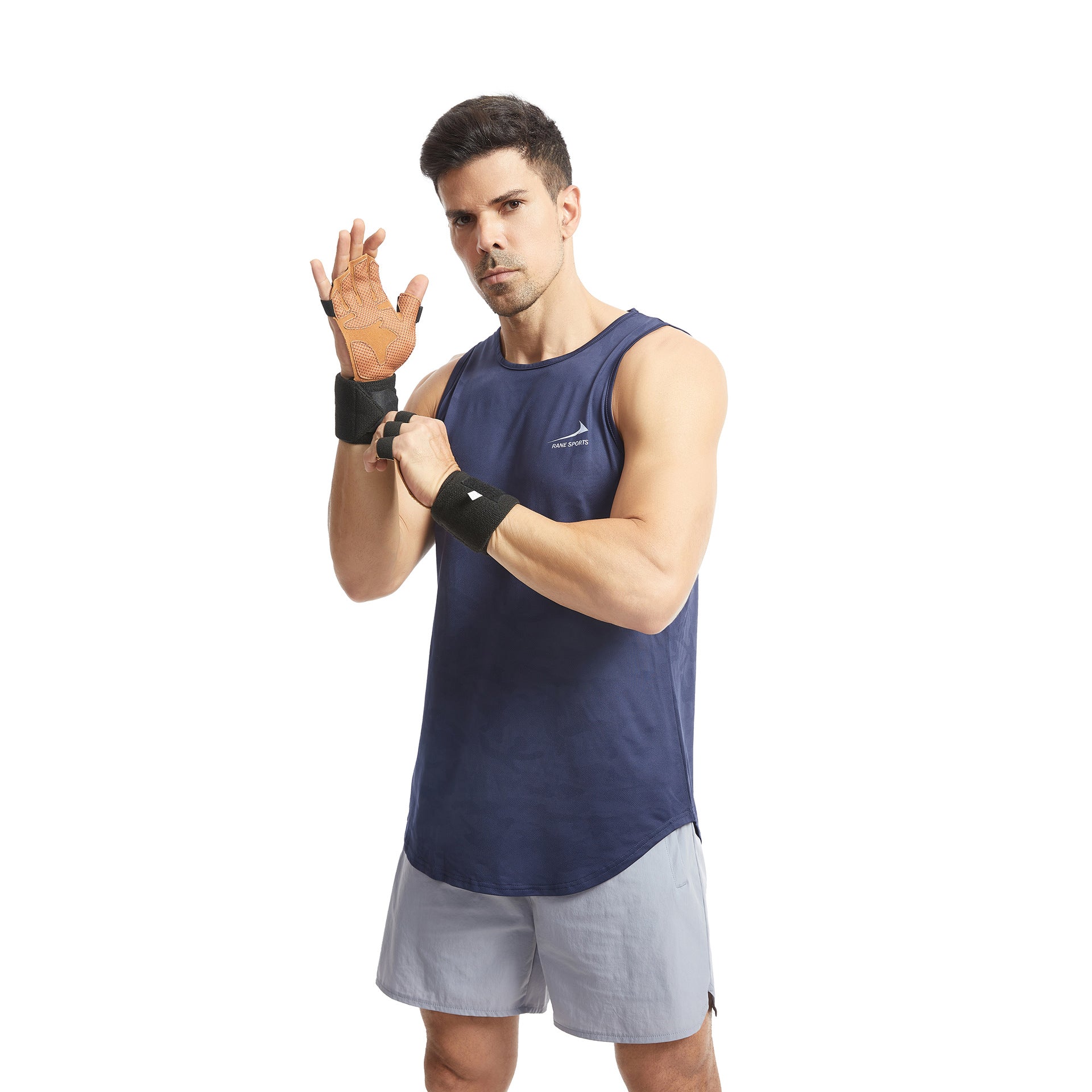 Size XL Dark Brown Premium Cowhide Leather Weightlifting Gloves with Wrist Support - Non-Slip Grip, Breathable Fitness Workout Gloves for Gym, WODs, Dumbbells