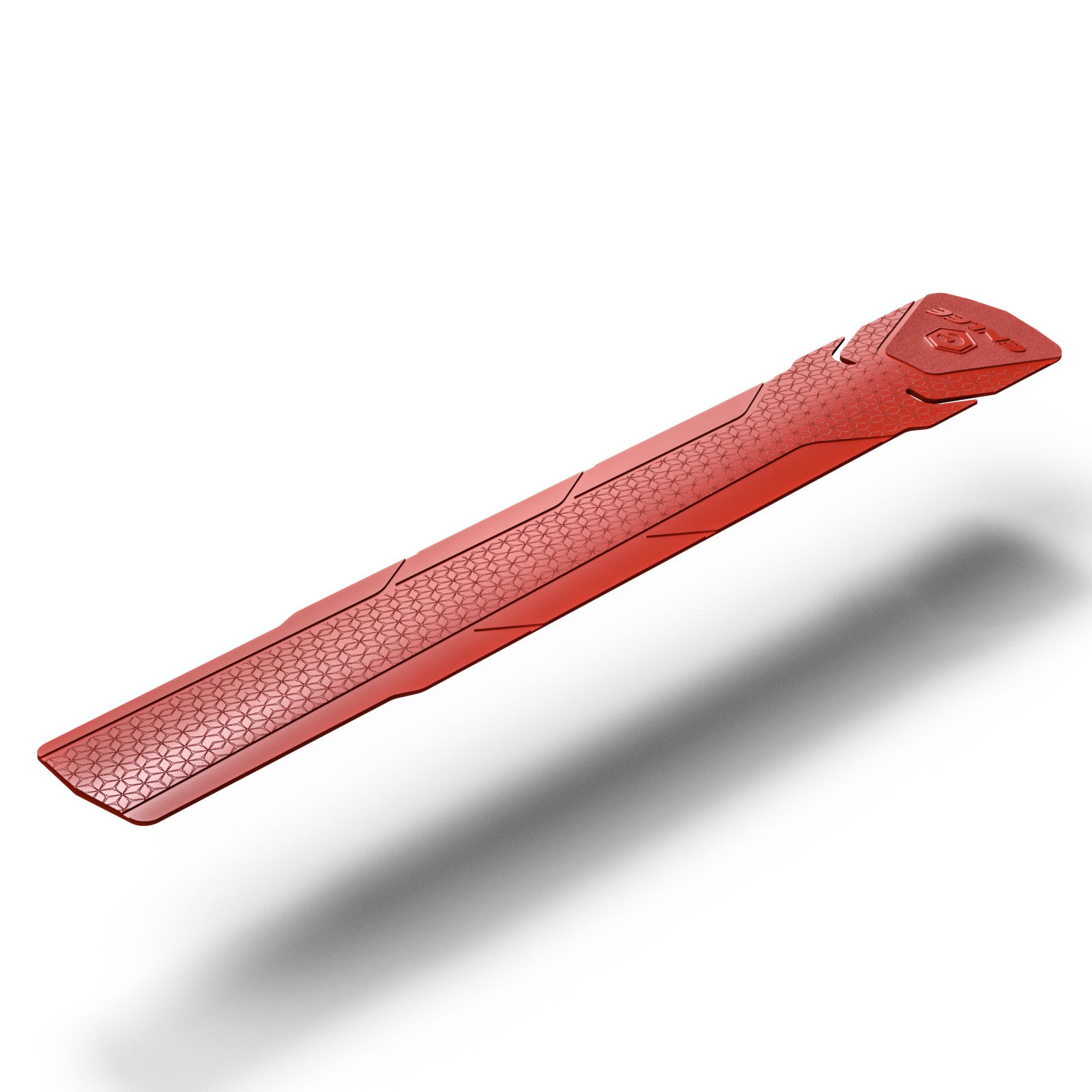 2 Pcs Red Durable Bicycle Frame Down Tube Protector Sticker  - Anti-Scratch Guard for MTB & Road Bikes