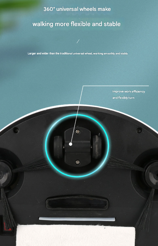 Black 3-in-1 Smart Robot Vacuum Cleaner with Humidifying Mist & UV Light - Slim Automatic Sweeping & Mopping Robot