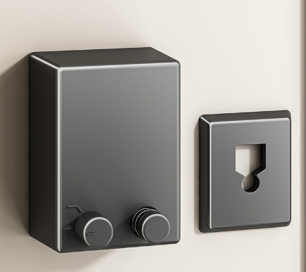 Black Retractable Stainless Steel Clothesline - 4.2m Indoor and Outdoor Drying Solution