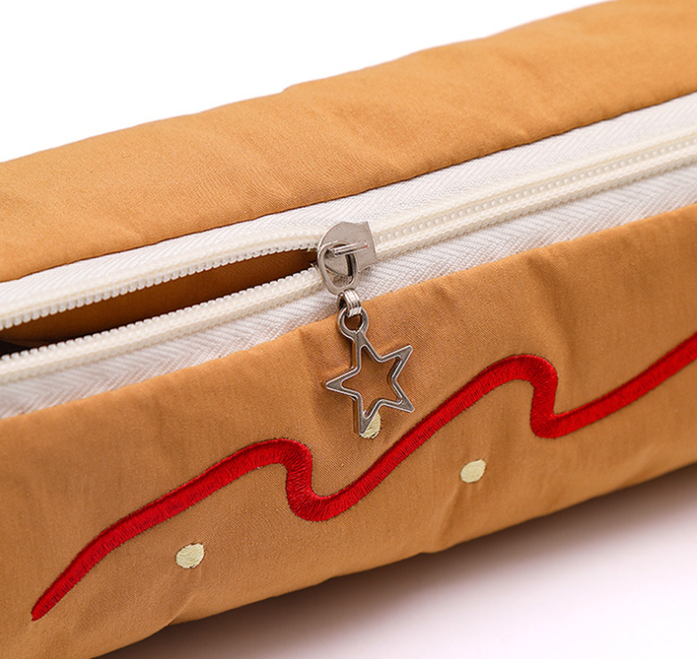 Coffee Vibrant Color Block Pencil Case - Large Capacity Stationery Organizer for School & Office