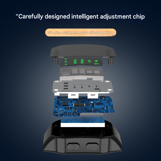 Pink Smart Microcurrent Wristband Sleep Aid - Wearable Sleep Assistance Device